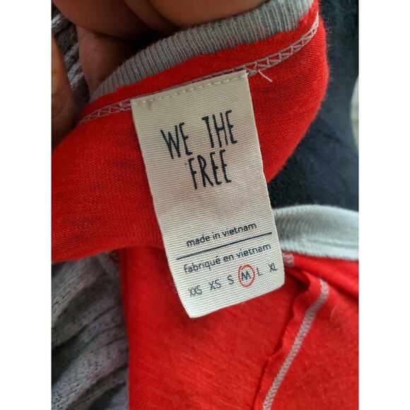 We The Free Women's Gray Polyester Round Neck Long Sleeve Top Shirt Size Medium - Picture 9 of 10